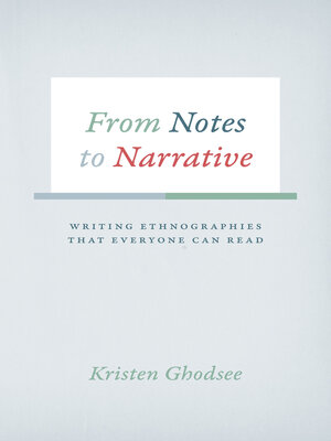 cover image of From Notes to Narrative